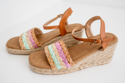 Laguna Textured Wedge Sandal Final Sale