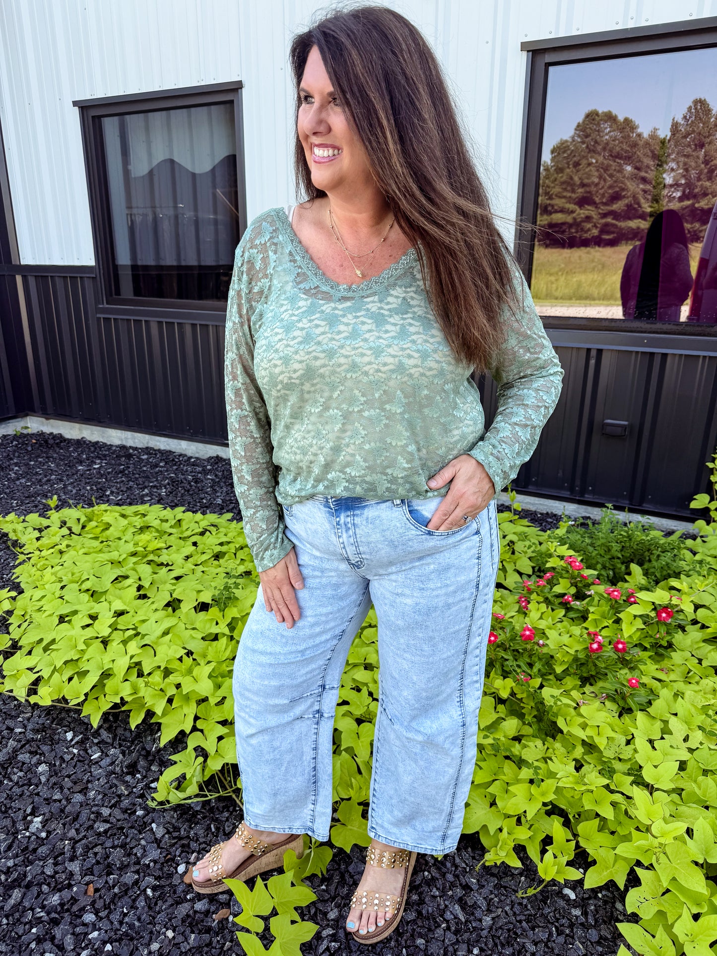 Light Wash Barrel Jeans