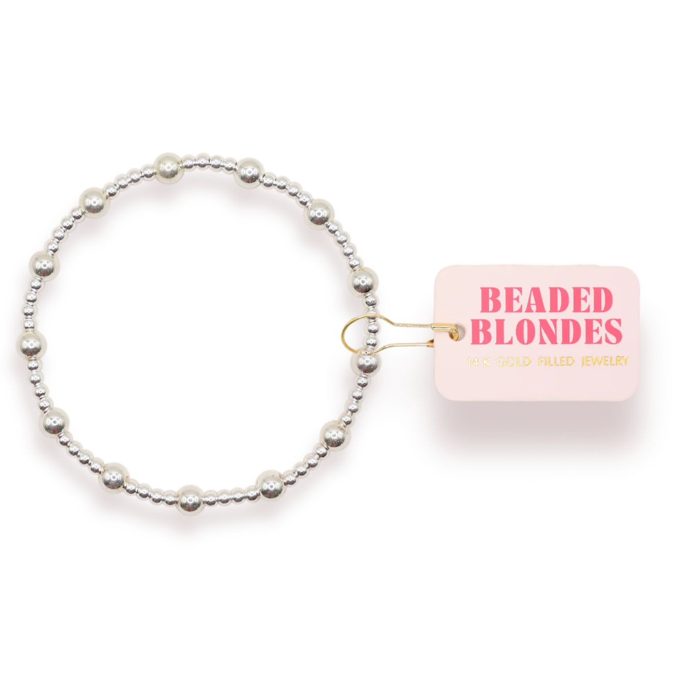 Beaded Blondes Lively Bracelet in SIlver