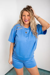 Longer Days Set - Cornflower Blue - FINAL SALE