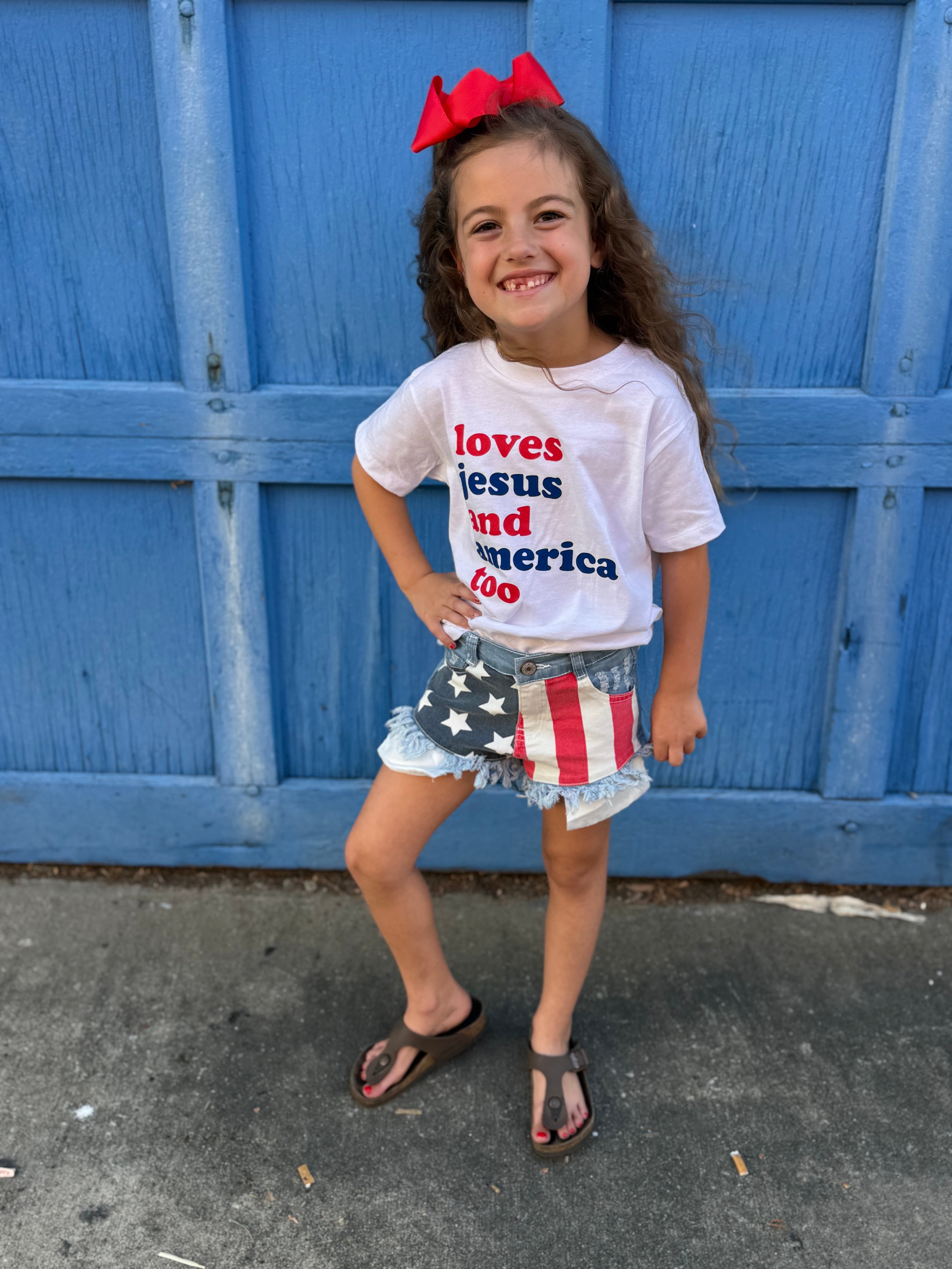 Loves Jesus And America Too Top KIDS