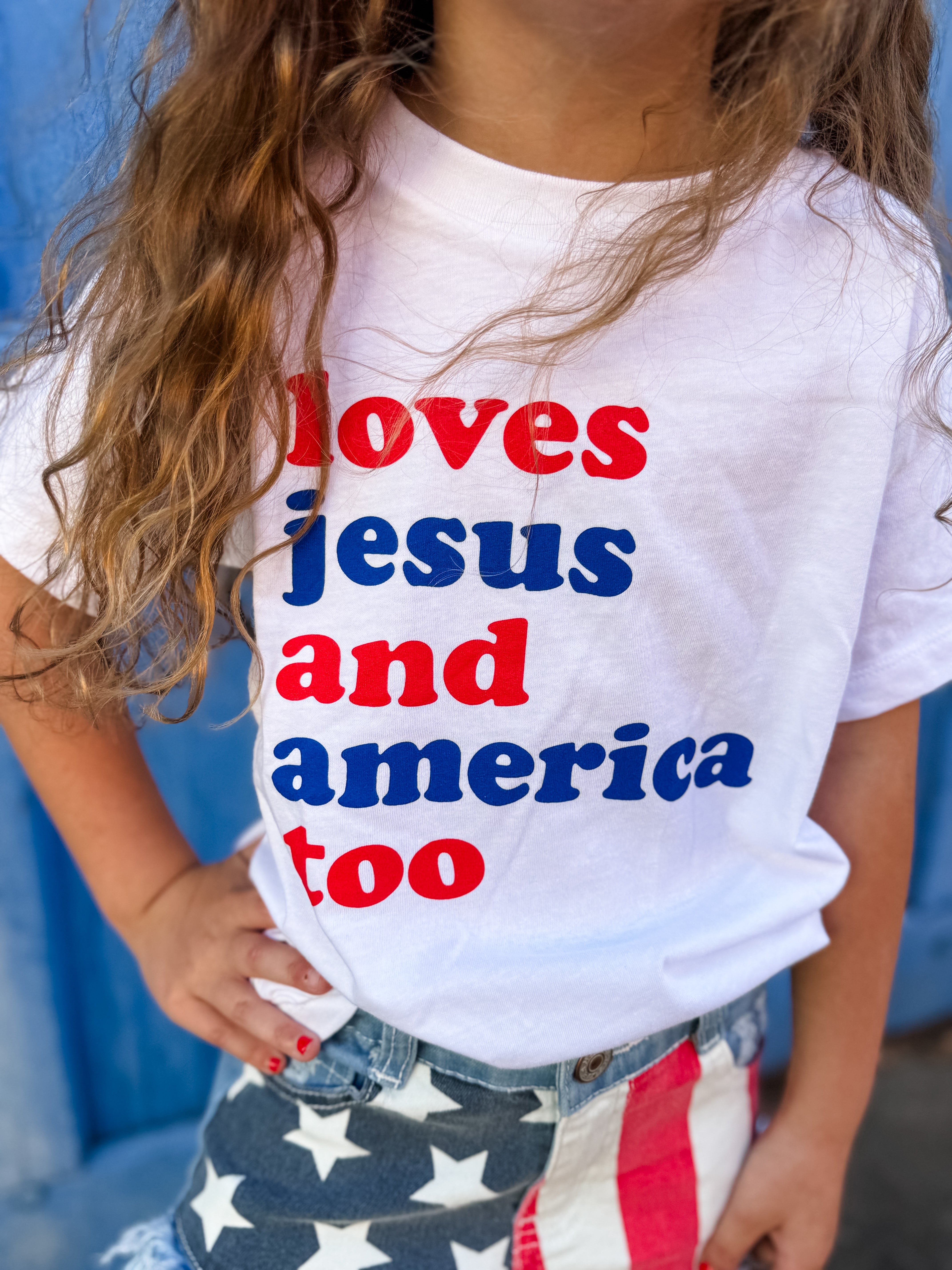 Loves Jesus And America Too Top KIDS