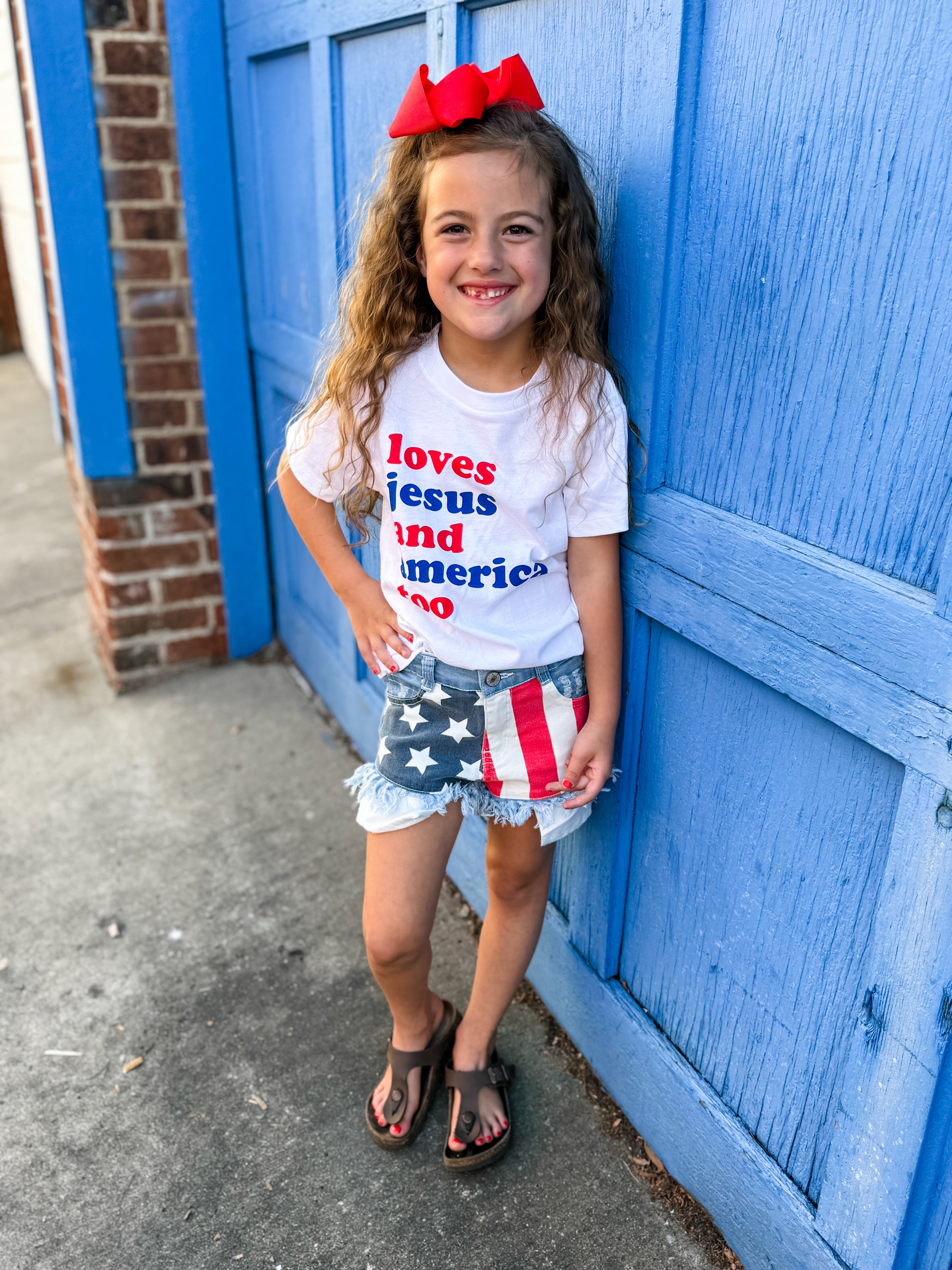 Loves Jesus And America Too Top KIDS