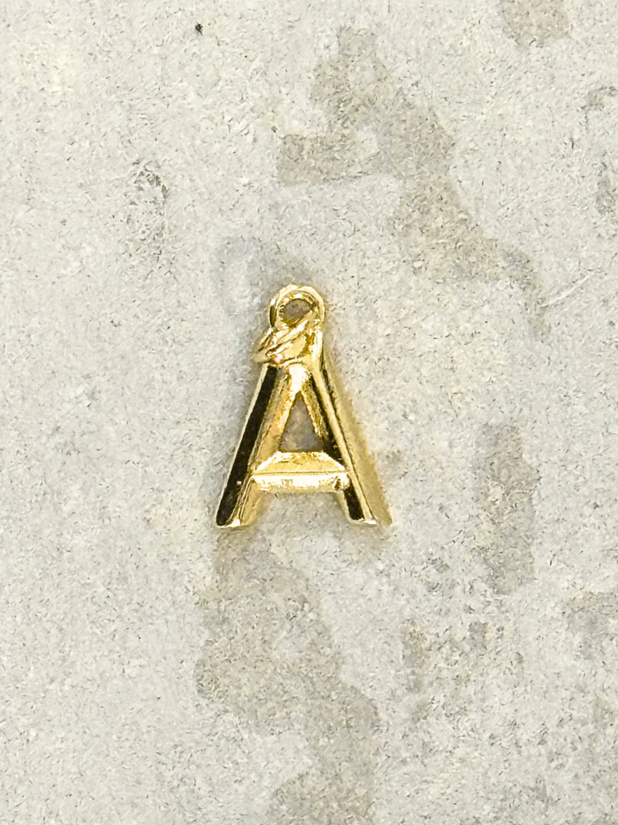 Classic Gold Initial Charm | DOORBUSTER