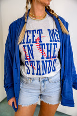 Meet Me In The Stands Graphic Top