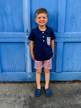 Mini Patriot Plaid Set | FINAL SALE