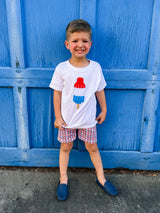 Mini Popsicle Patriot Top KIDS | FINAL SALE