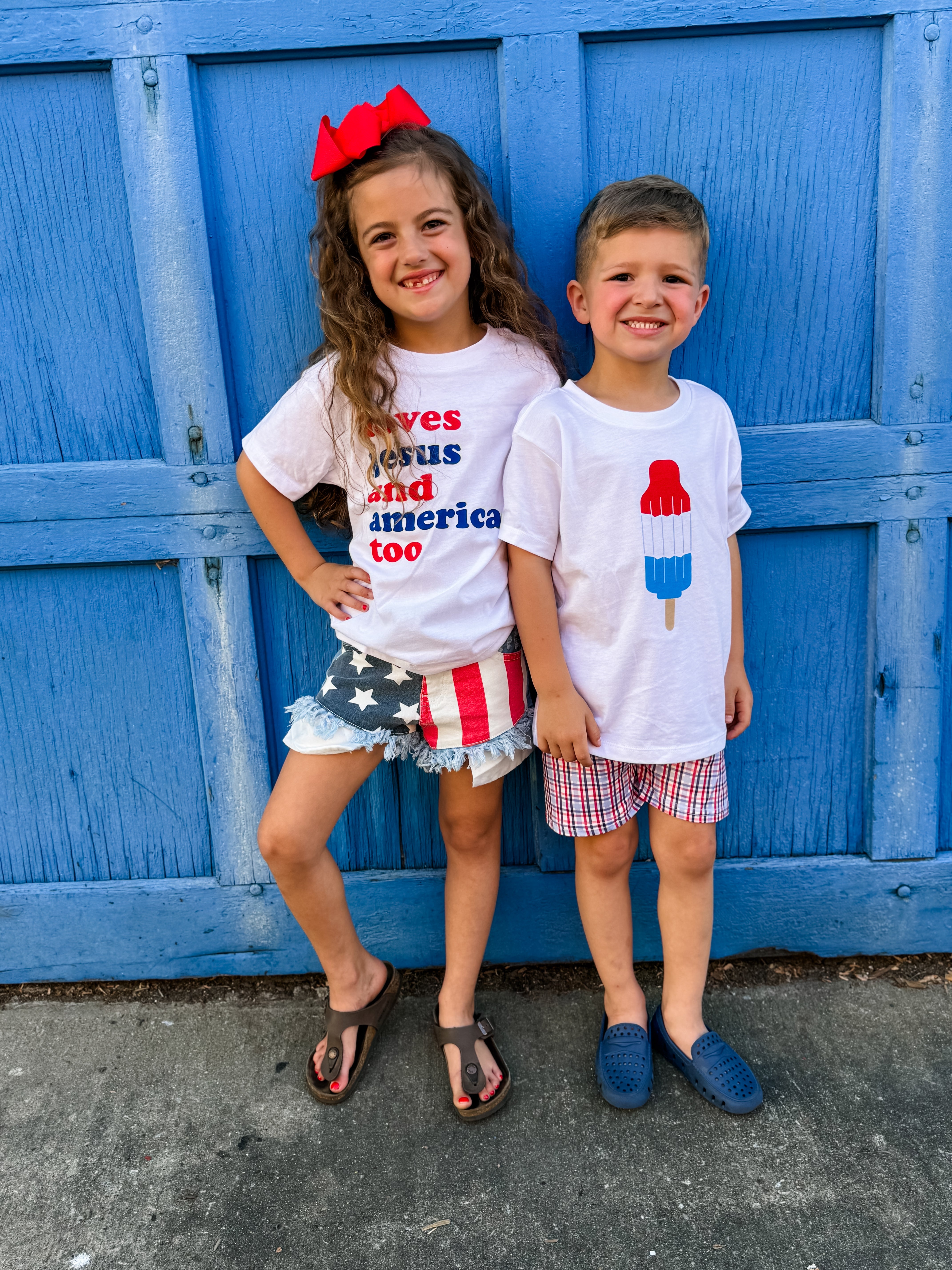 Mini Popsicle Patriot Top KIDS | FINAL SALE