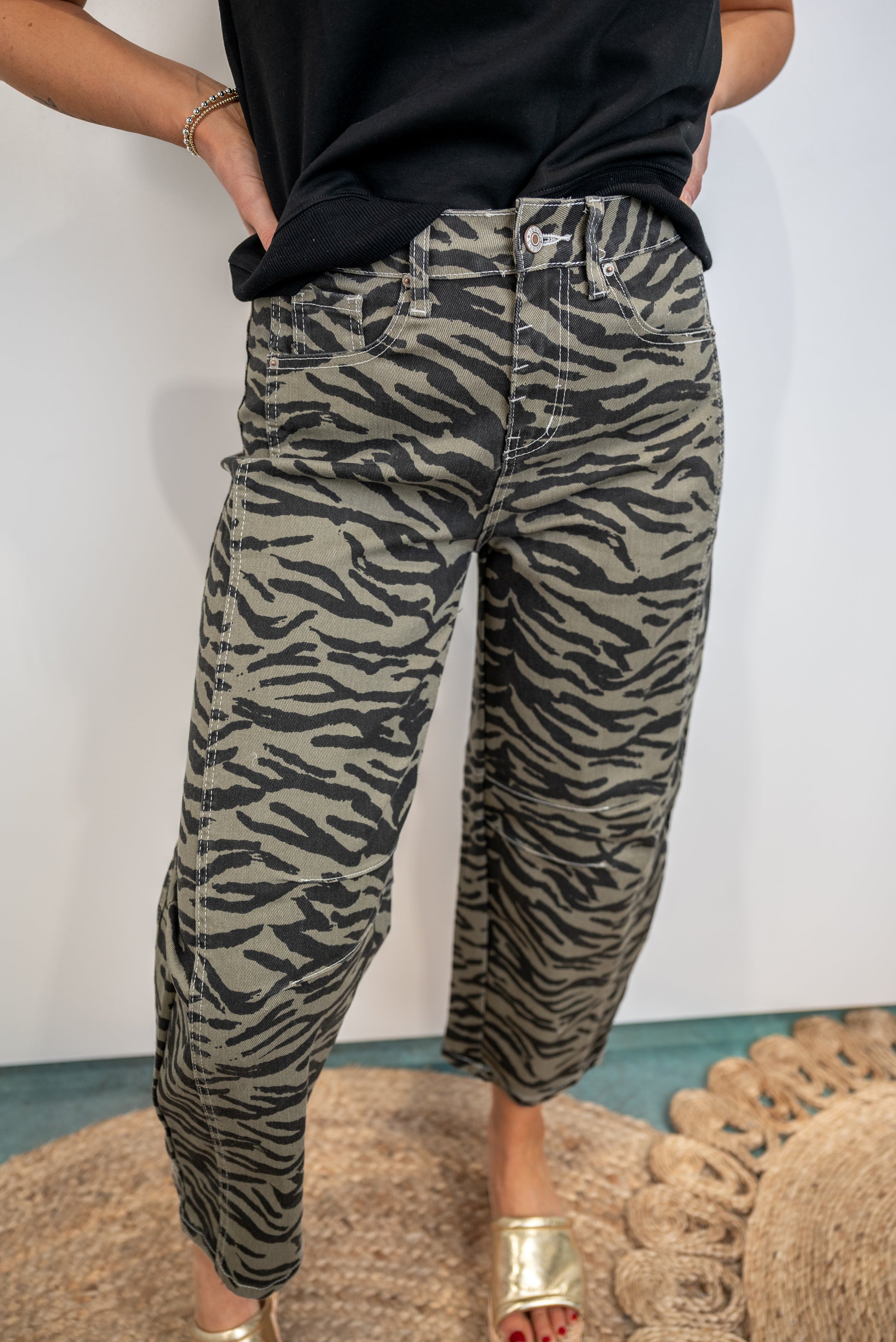 Modern Safari Wide Jeans Final Sale