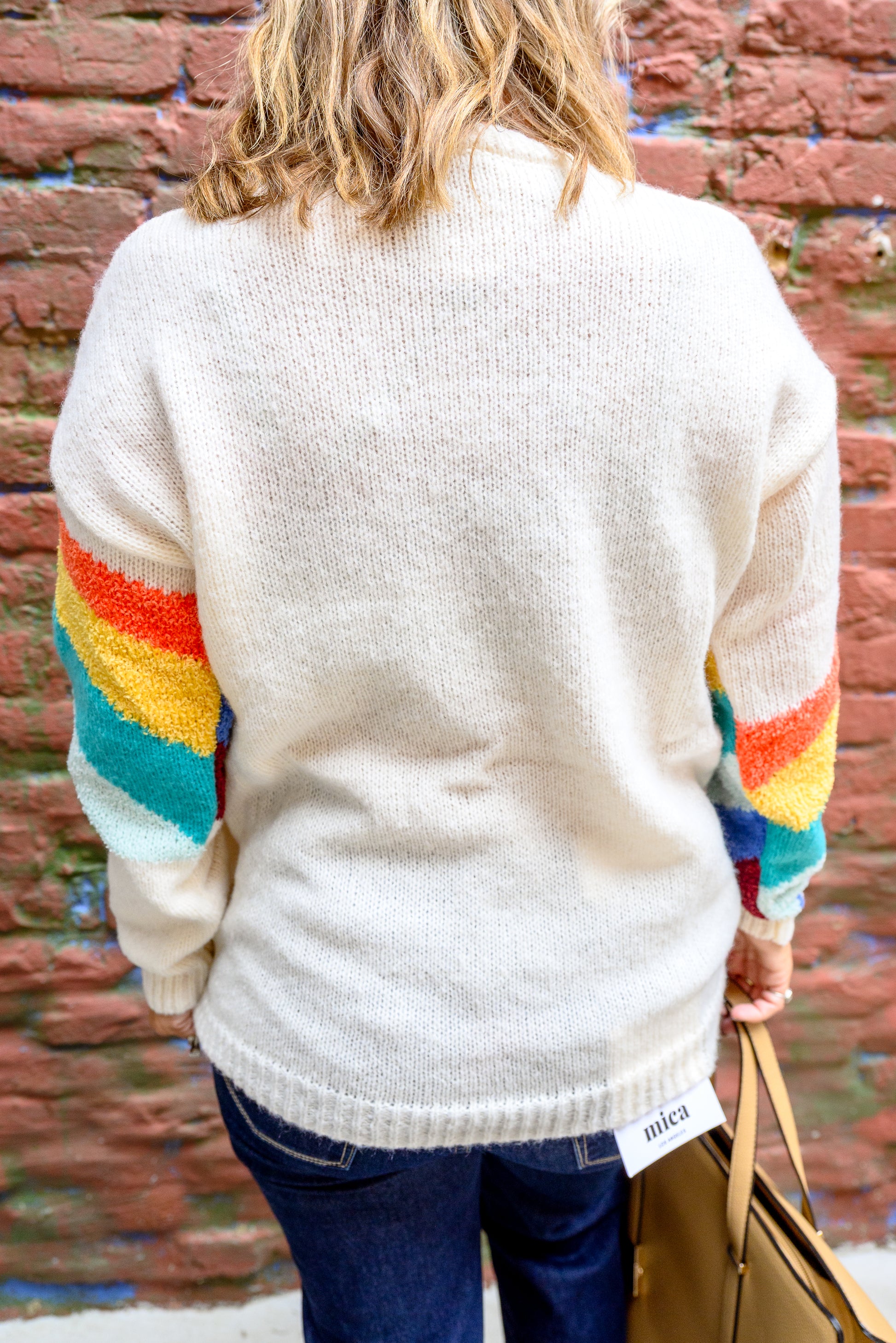 Multi Stripe Color Block Sweater