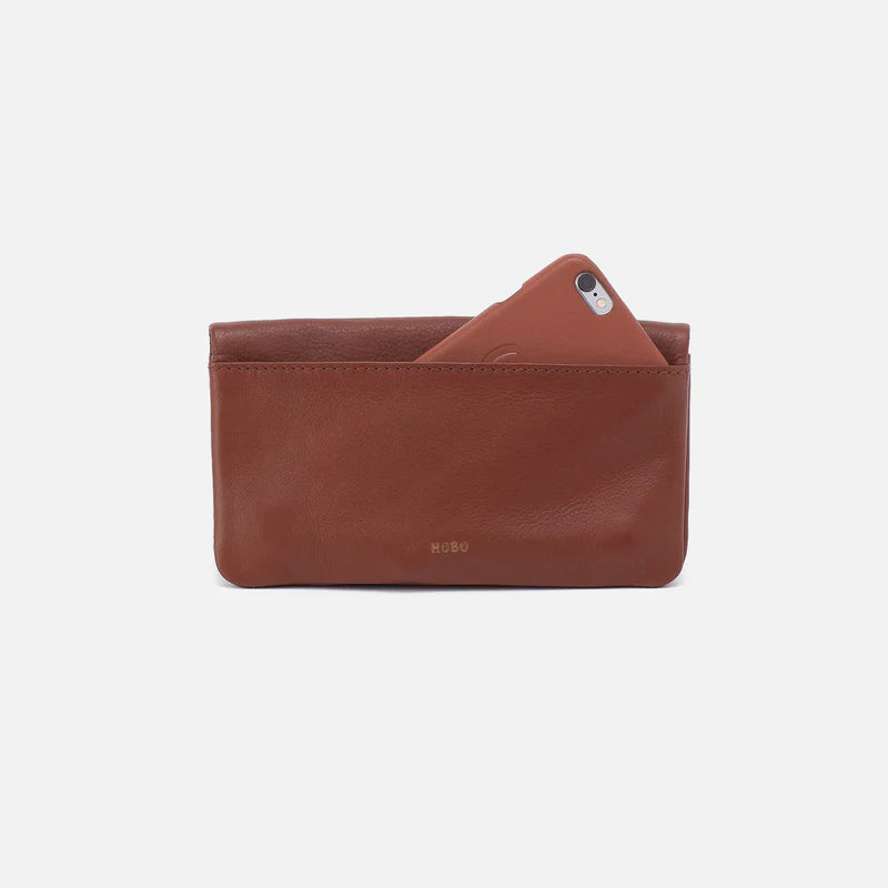 HOBO Lumen Continental Wallet - Cocoa Bean