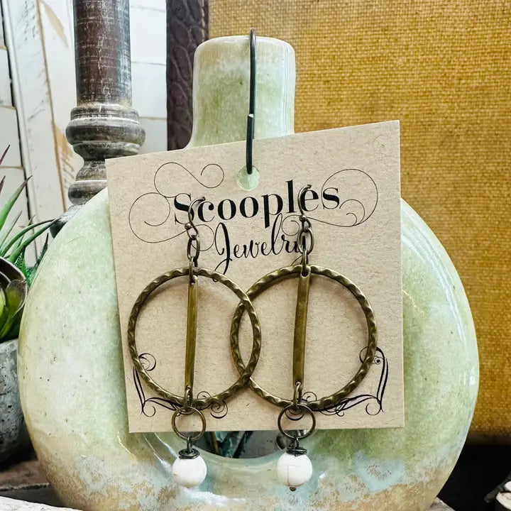 Natural Hoop Earring