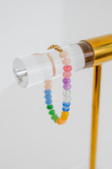 Natural Stone Beads, Stacked With Color - Multi Bead