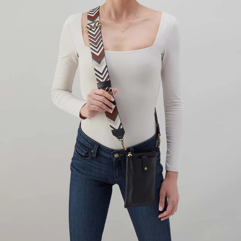 HOBO Cass Phone Crossbody - Black