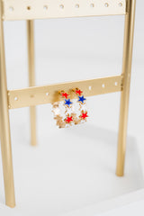 Patriotic Glow Earrings - Gold