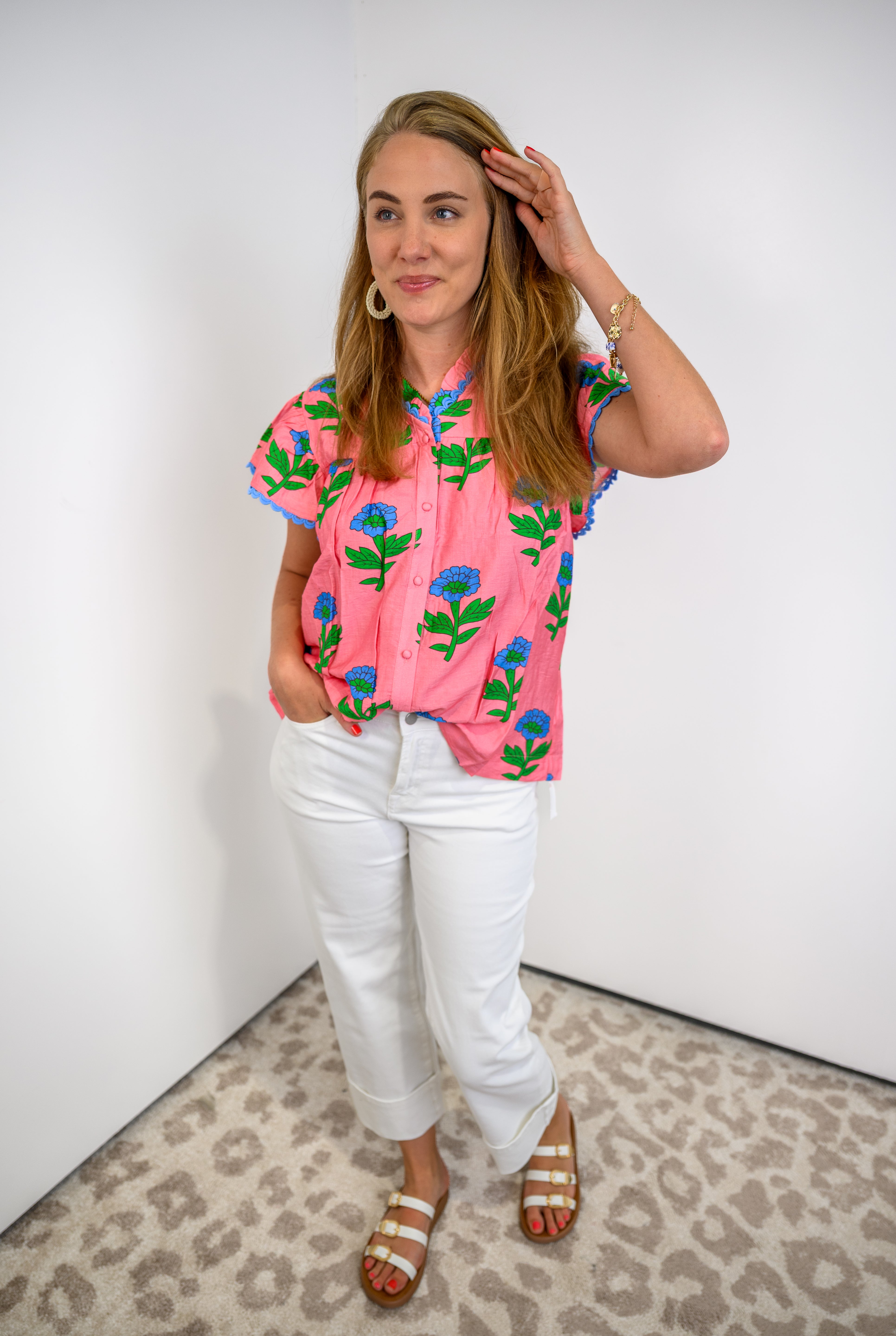 Petal Parade Ruffle Top