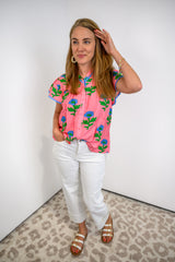 Petal Parade Ruffle Top