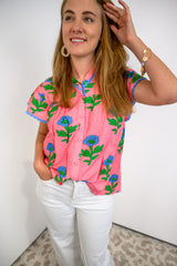 Petal Parade Ruffle Top