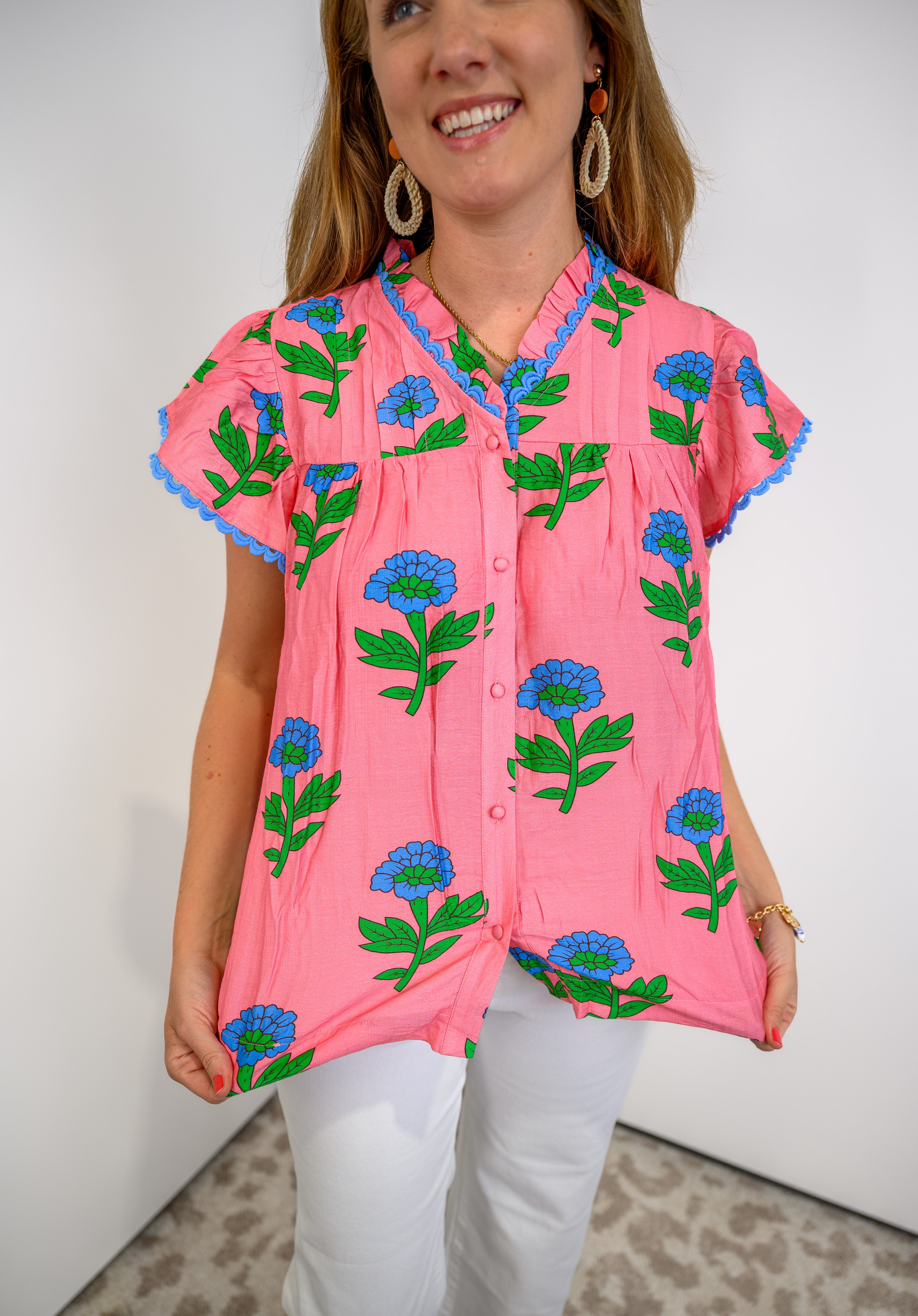 Petal Parade Ruffle Top