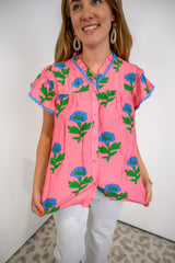 Petal Parade Ruffle Top
