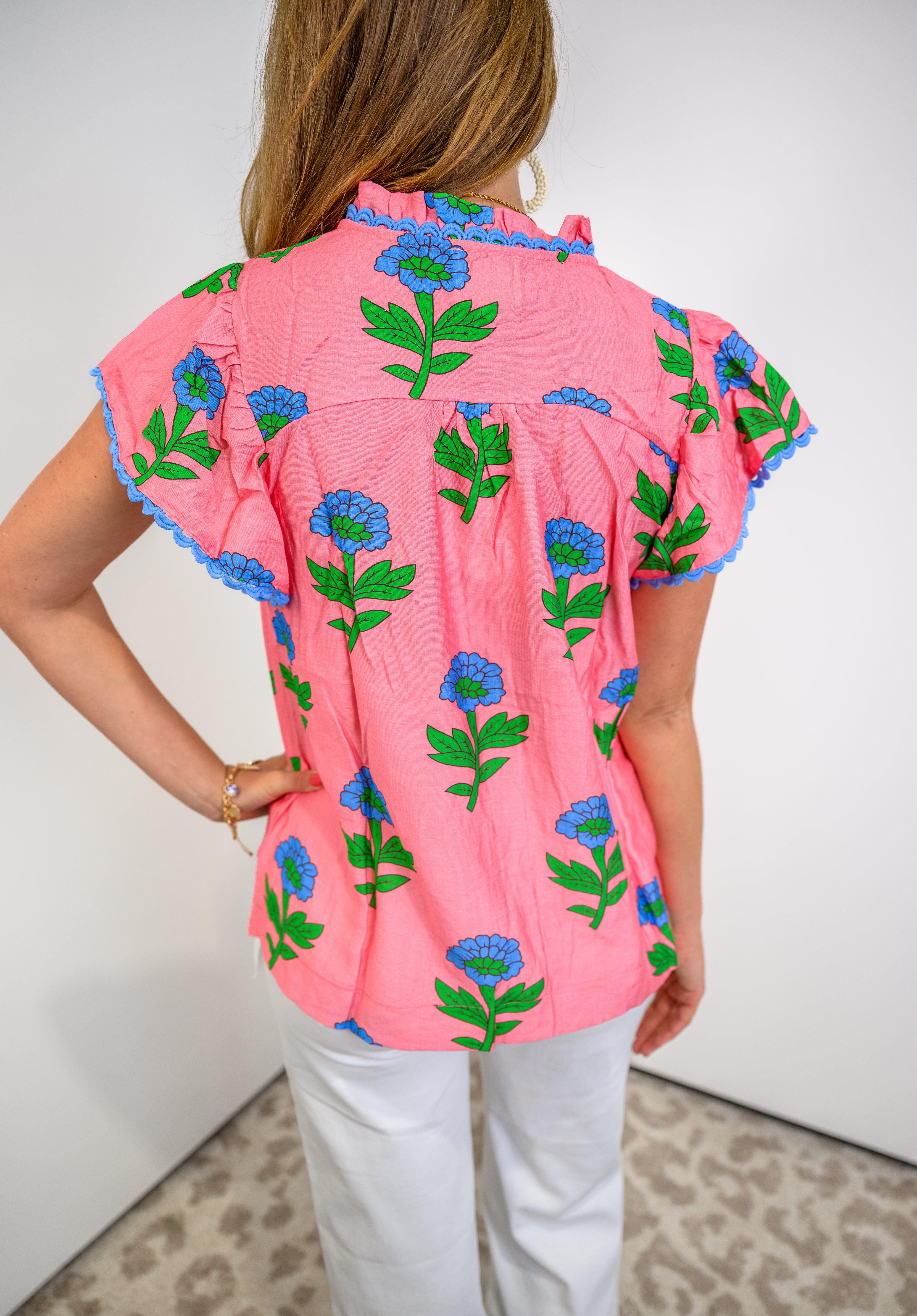 Petal Parade Ruffle Top