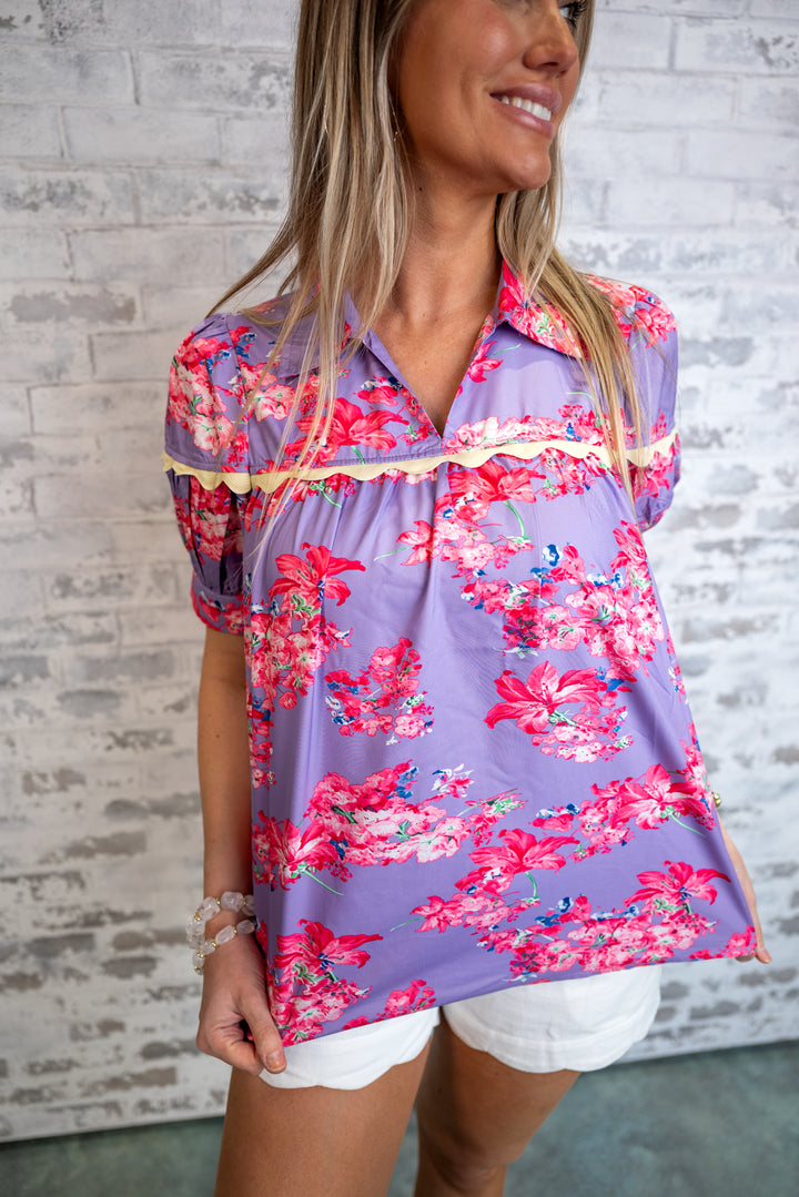 Petal Picnic Blouse - EOS Final Sale