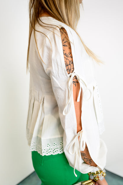 Petal Pintuck Top *Final Sale*