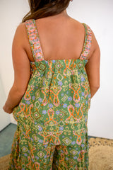 Petal Play Woven Cami Top