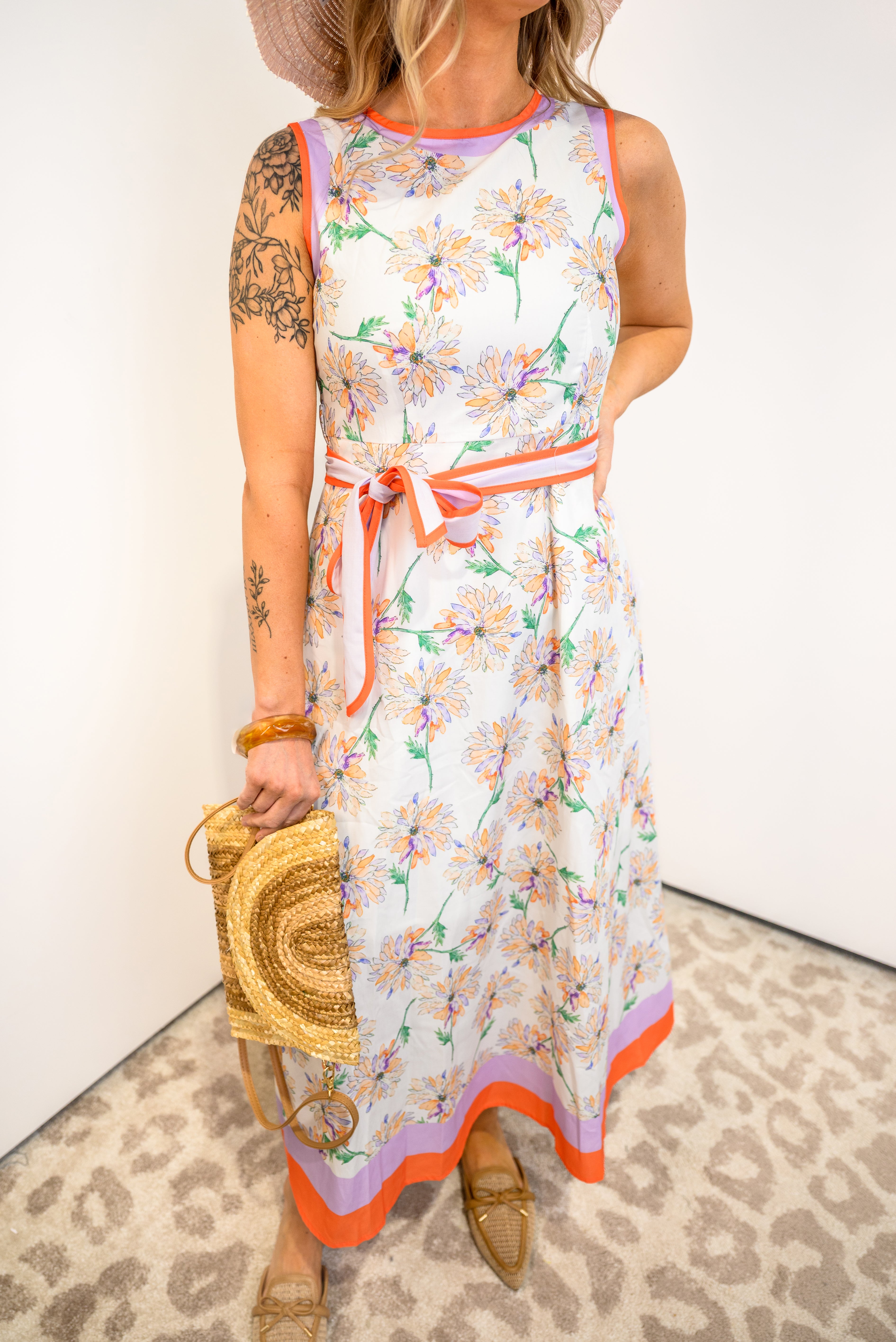 Petal Prism Maxi Dress