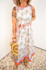 Petal Prism Maxi Dress