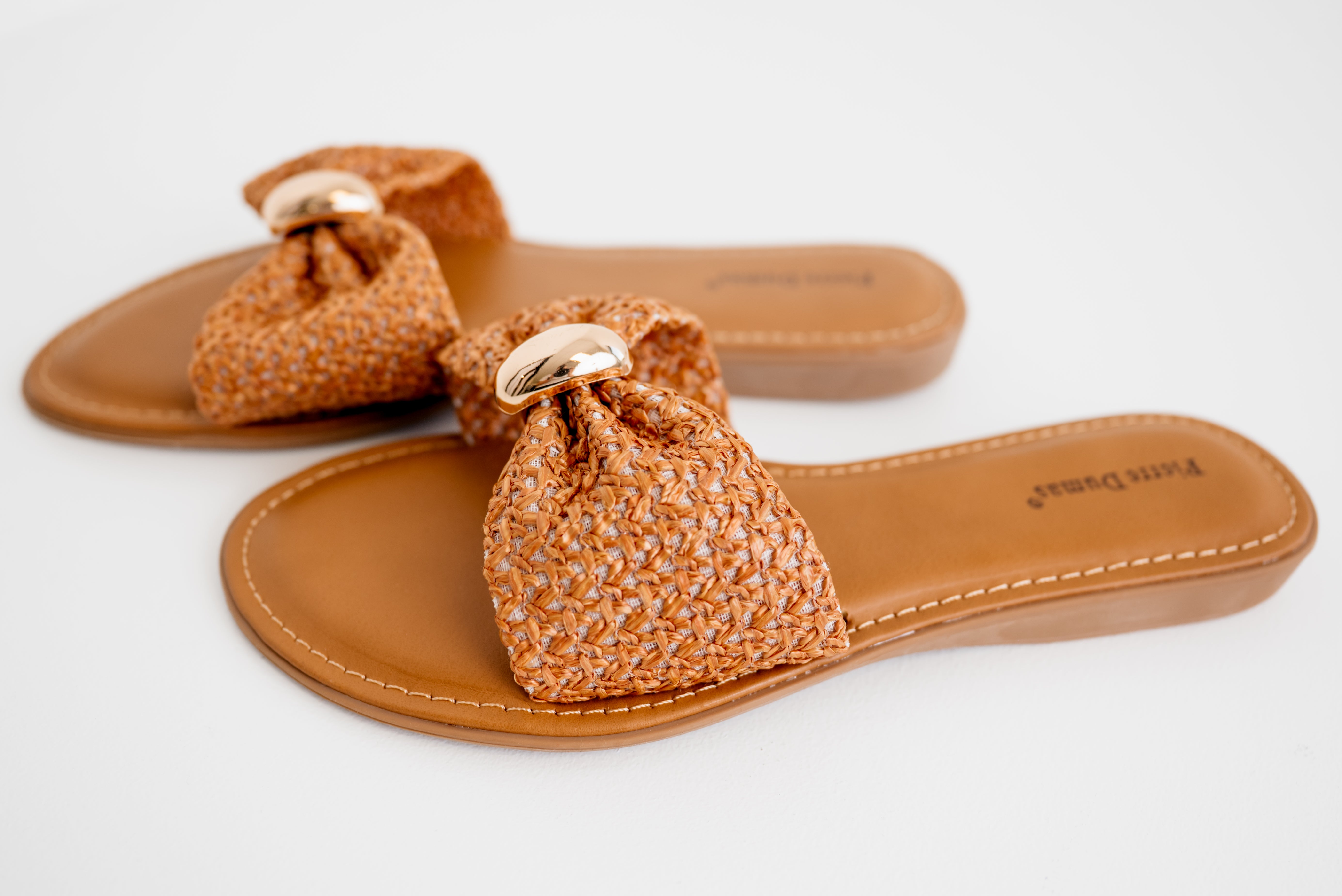 Pick Woven Knot Sandals