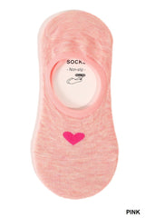 Heart & Sole Invisible Socks - Pink | DOORBUSTER