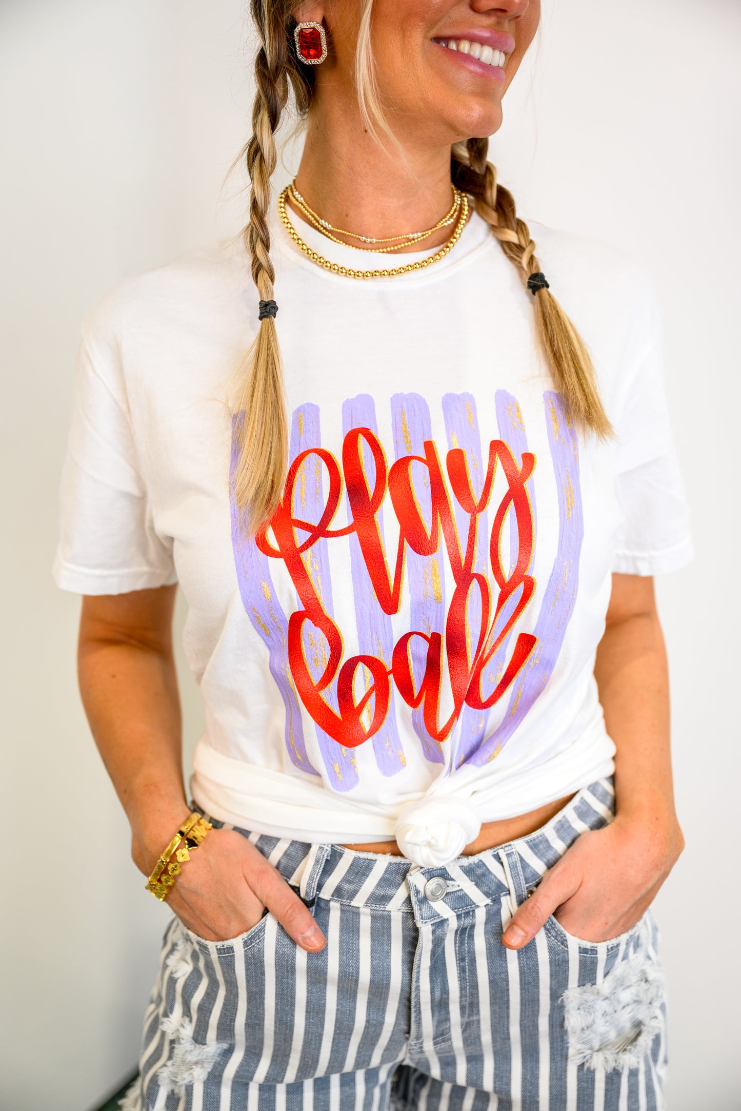 Play Ball Graphic Top *Final Sale*