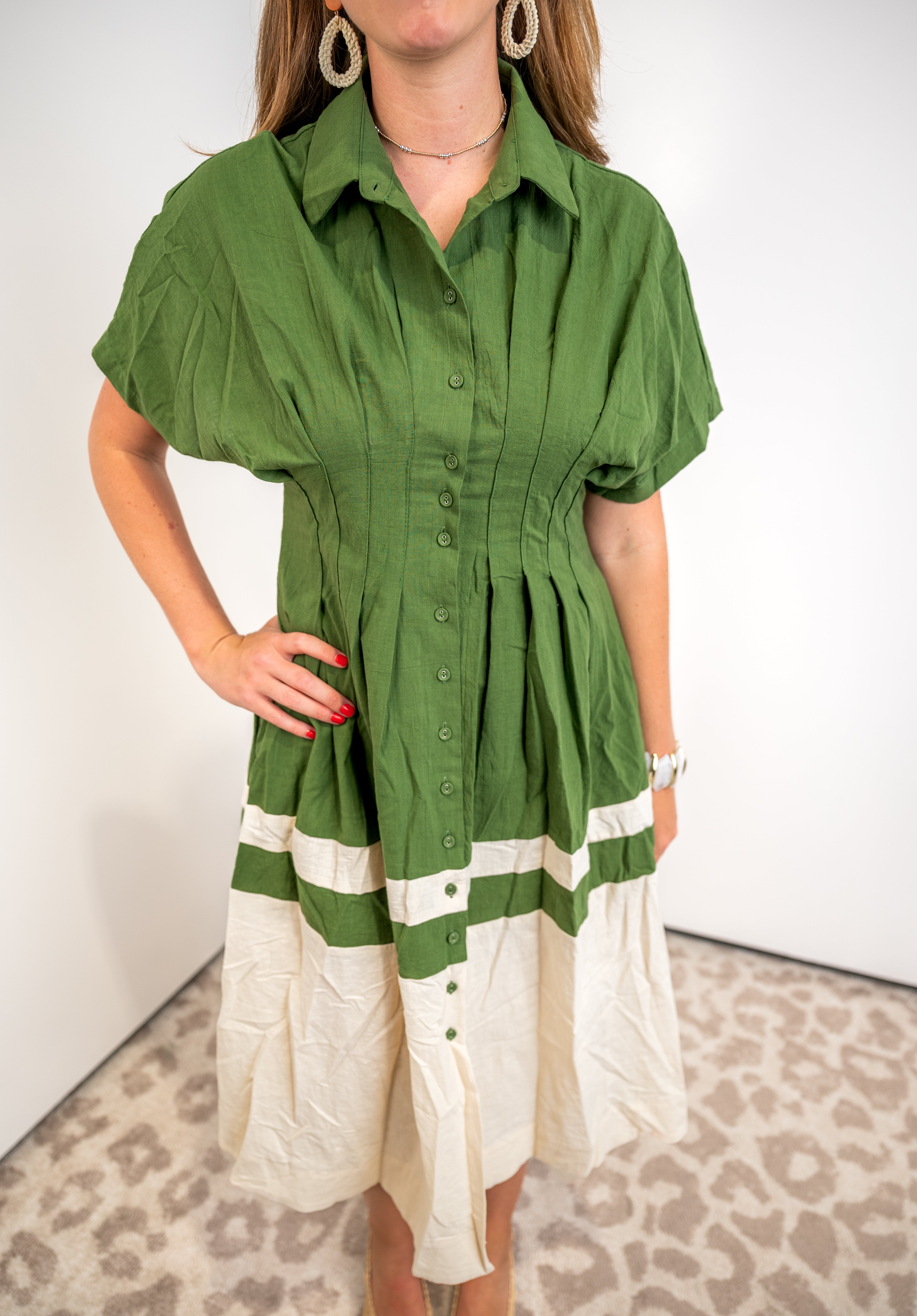 Pleated Harmony Dress