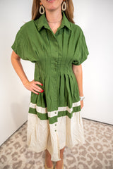 Pleated Harmony Dress