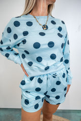 Polka Dot Weekend Set - Blue