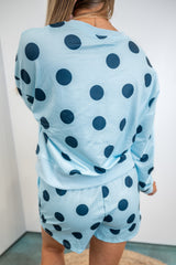 Polka Dot Weekend Set - Blue