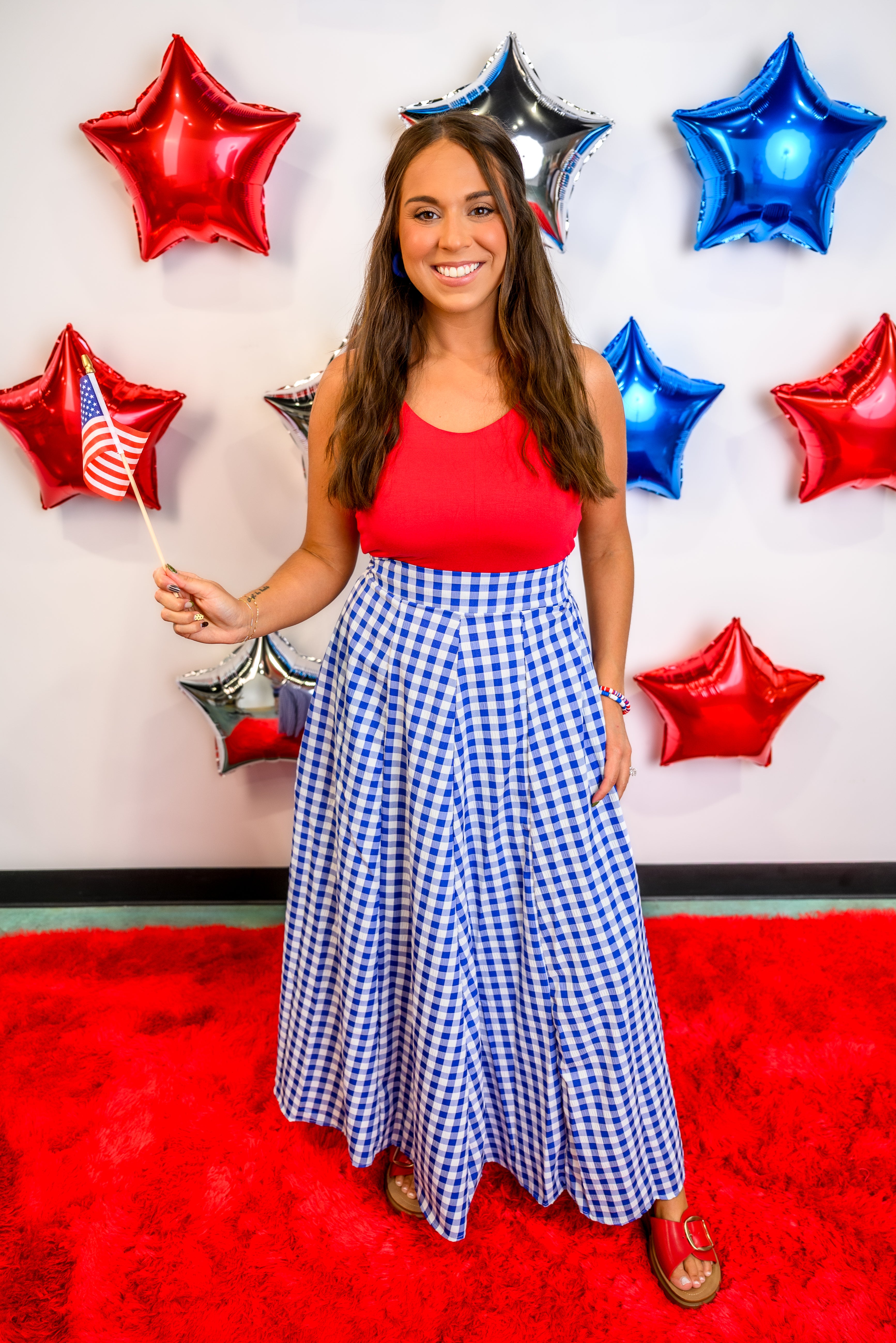 Preppy Muse Skirt - Blue