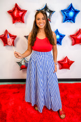 Preppy Muse Skirt - Blue
