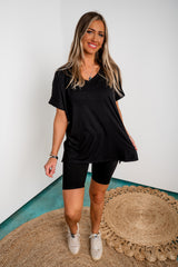 Relaxed Flow Biker Set - Black *Final Sale*