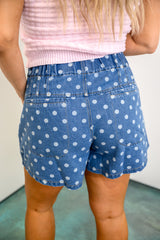 Retro Beat Denim Shorts