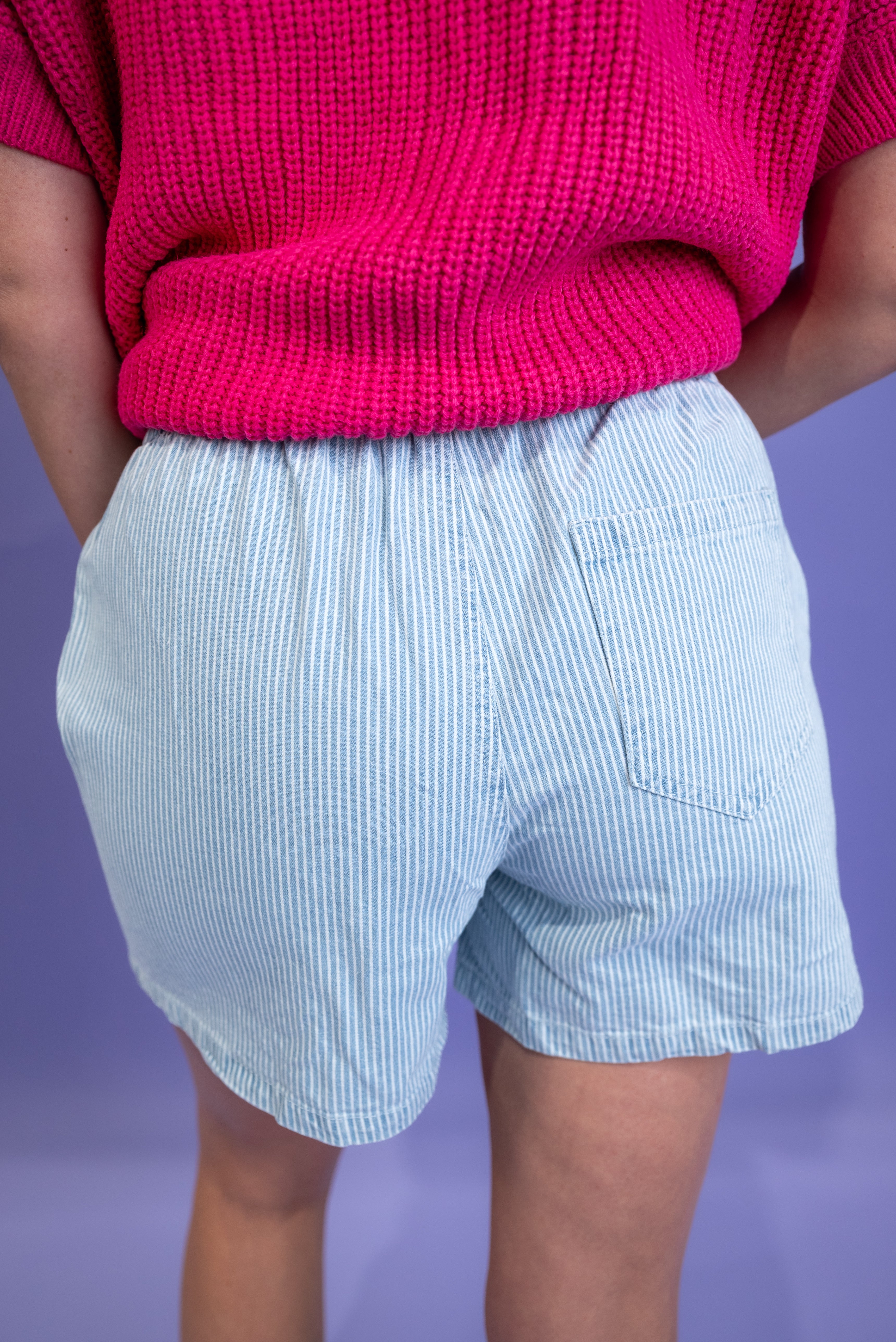 Retro Stroll Denim Shorts