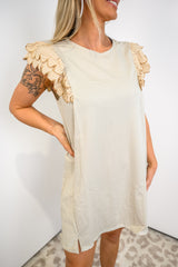 Ridge Knit Dress - Natural