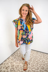 Rosy Charm Babydoll Top