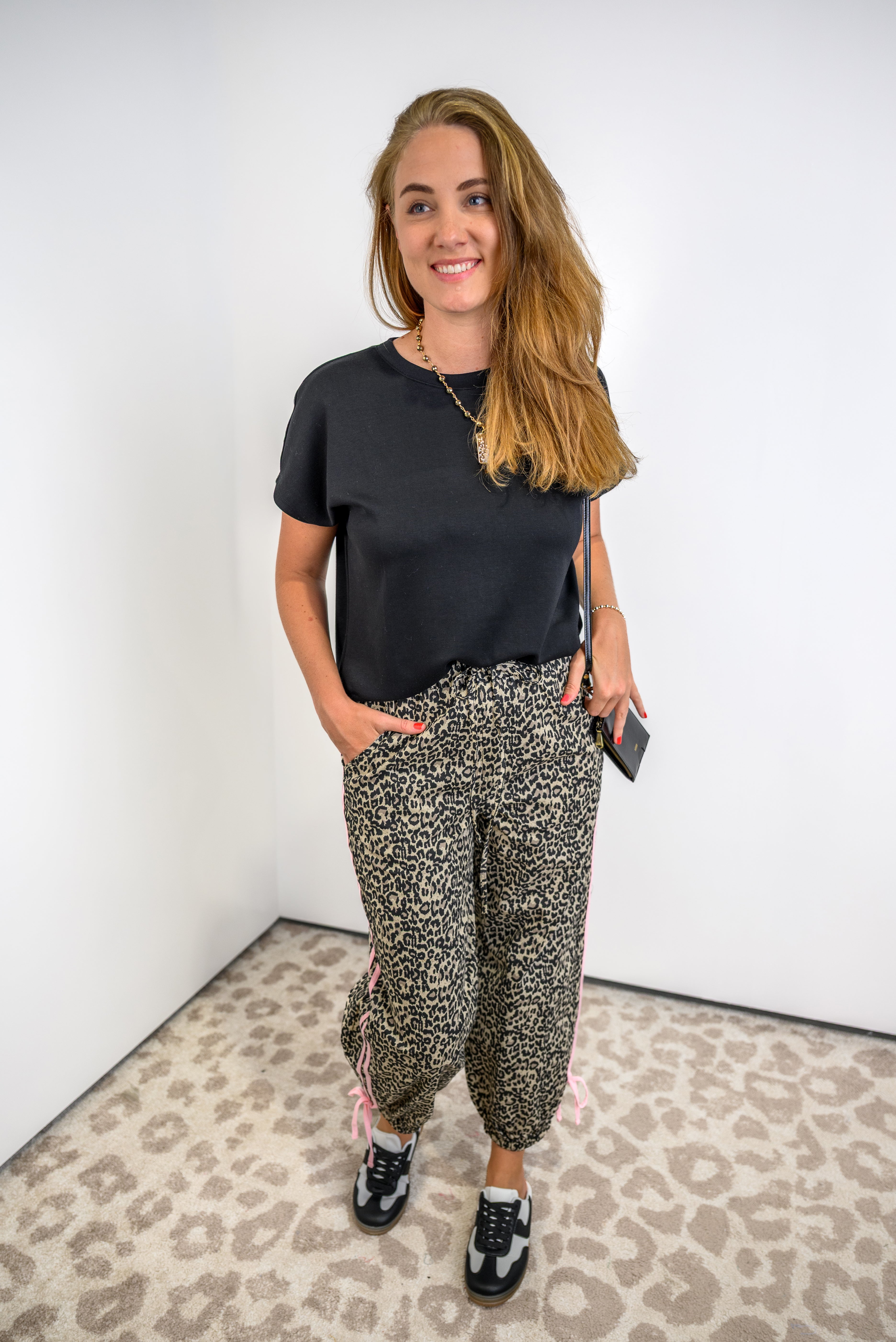Run Wild Leopard Joggers