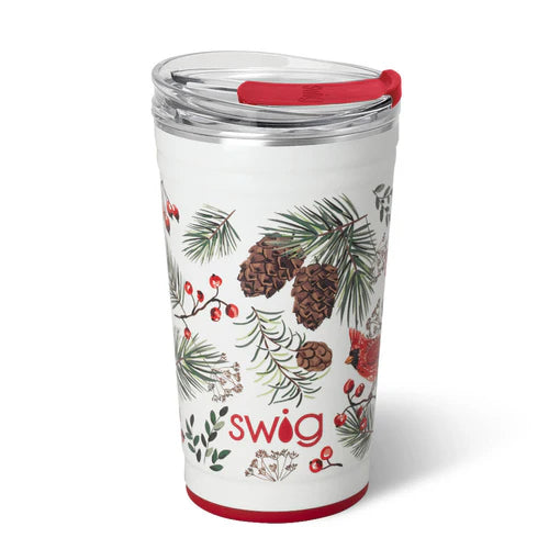 SWIG - Winter Cardinals Party Cup 24OZ