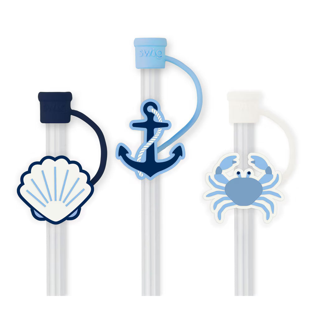 SWIG: Shoreline Straw Topper Set