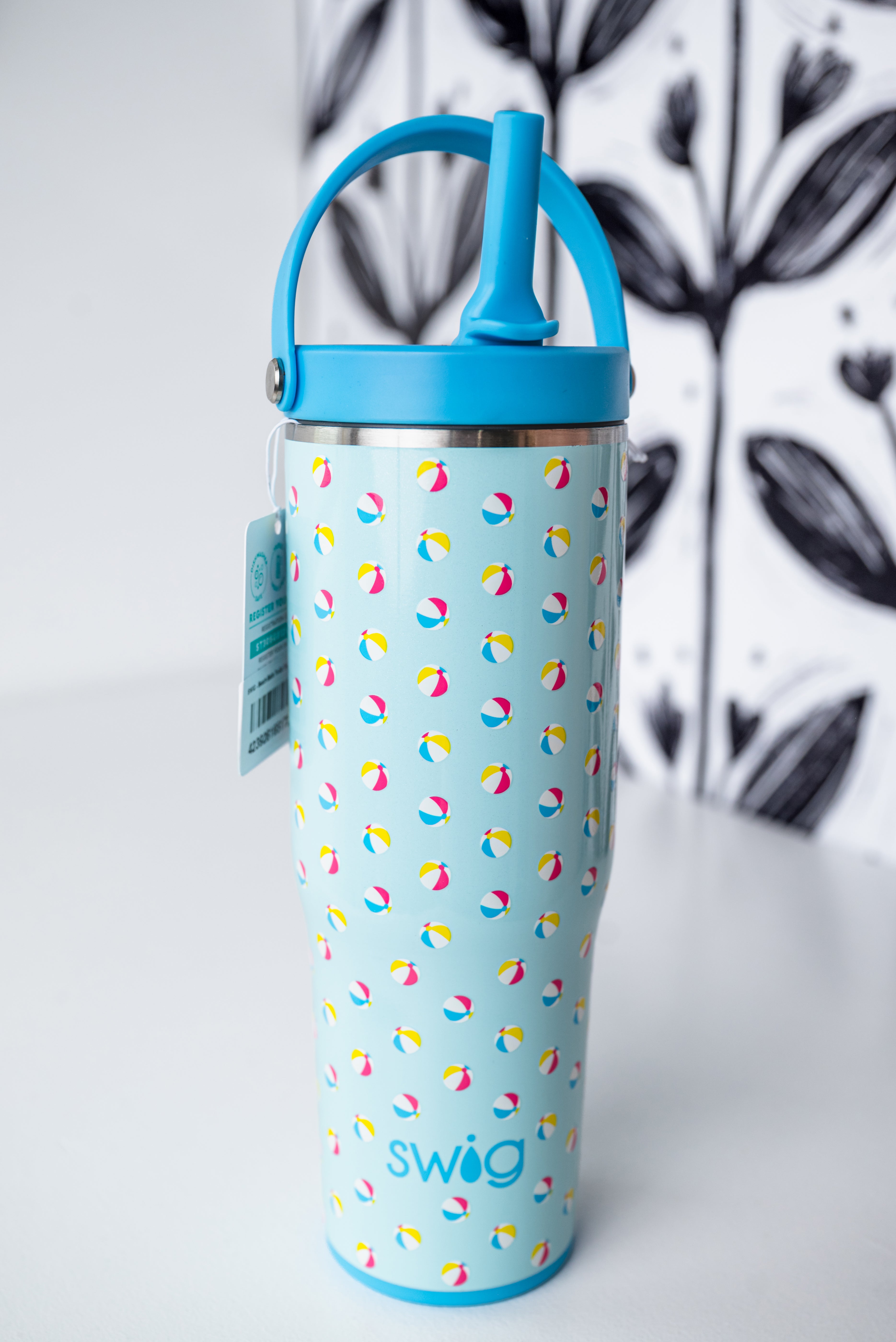 SWIG - Beach Balls To-Go Tumbler 30oz