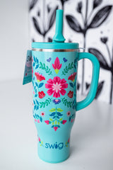 SWIG - Flora Azul Mega Mug 30oz