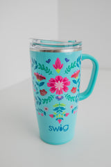 SWIG - Flora Azul Travel Mug 22oz